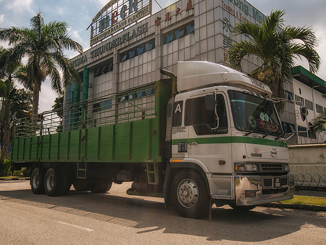 yoong mei15Ton30 Footer Cargo Lorry with Pagar