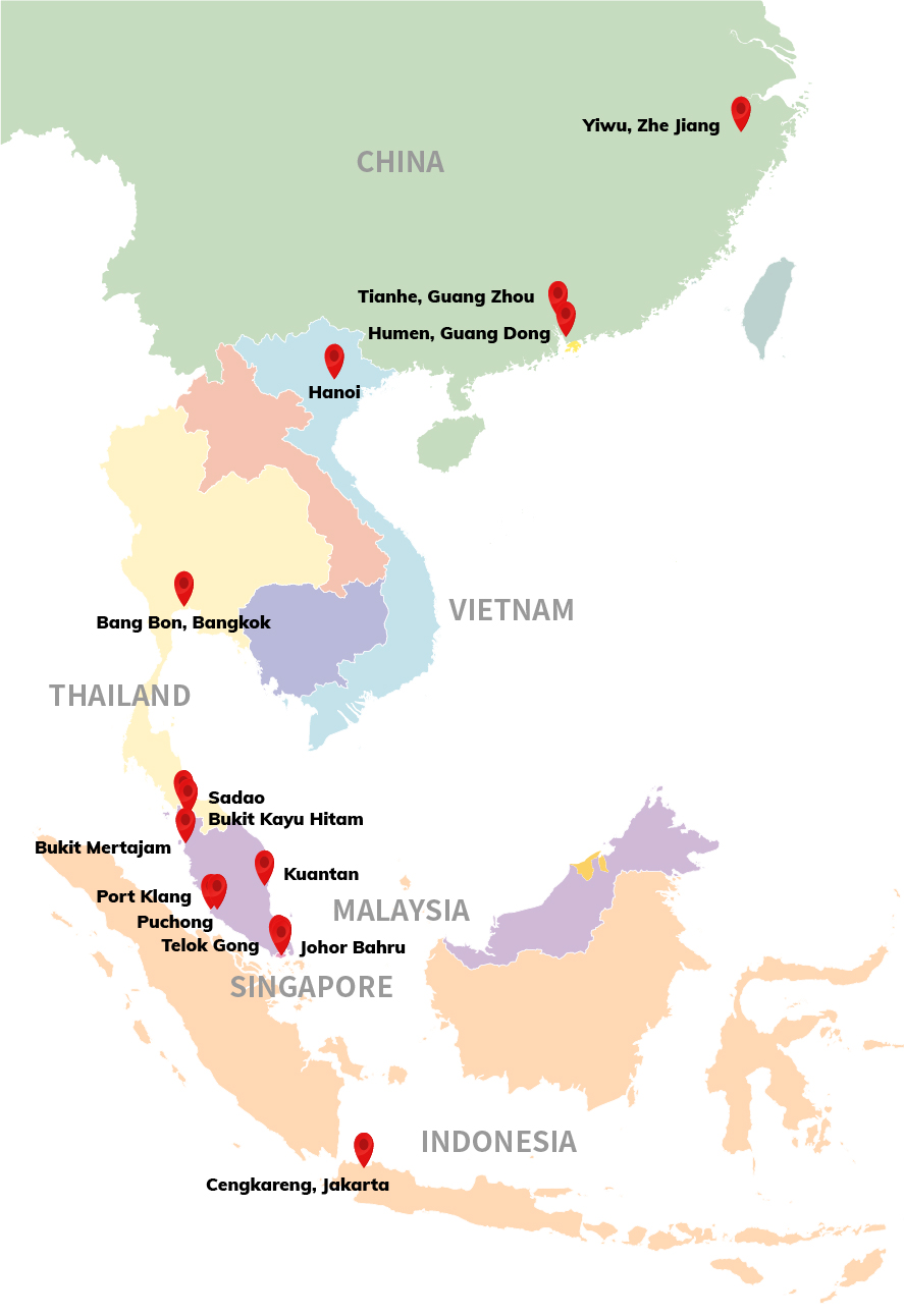 Yoong Mei Warehousing Locations